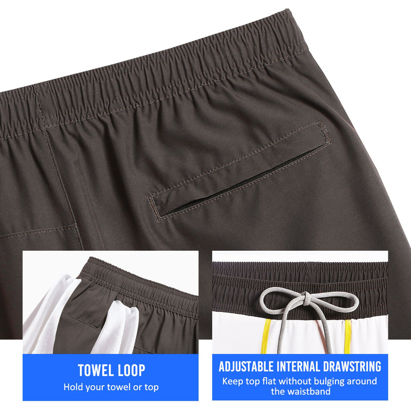 2-in-1 Stretch Short Lined Fuchsia Gym Shorts – maamgic