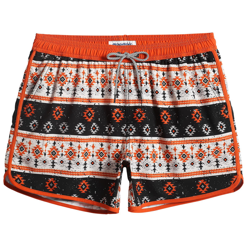 4.5 Inch Inseam Vintage Stretch Swallow Homing Swim Trunks