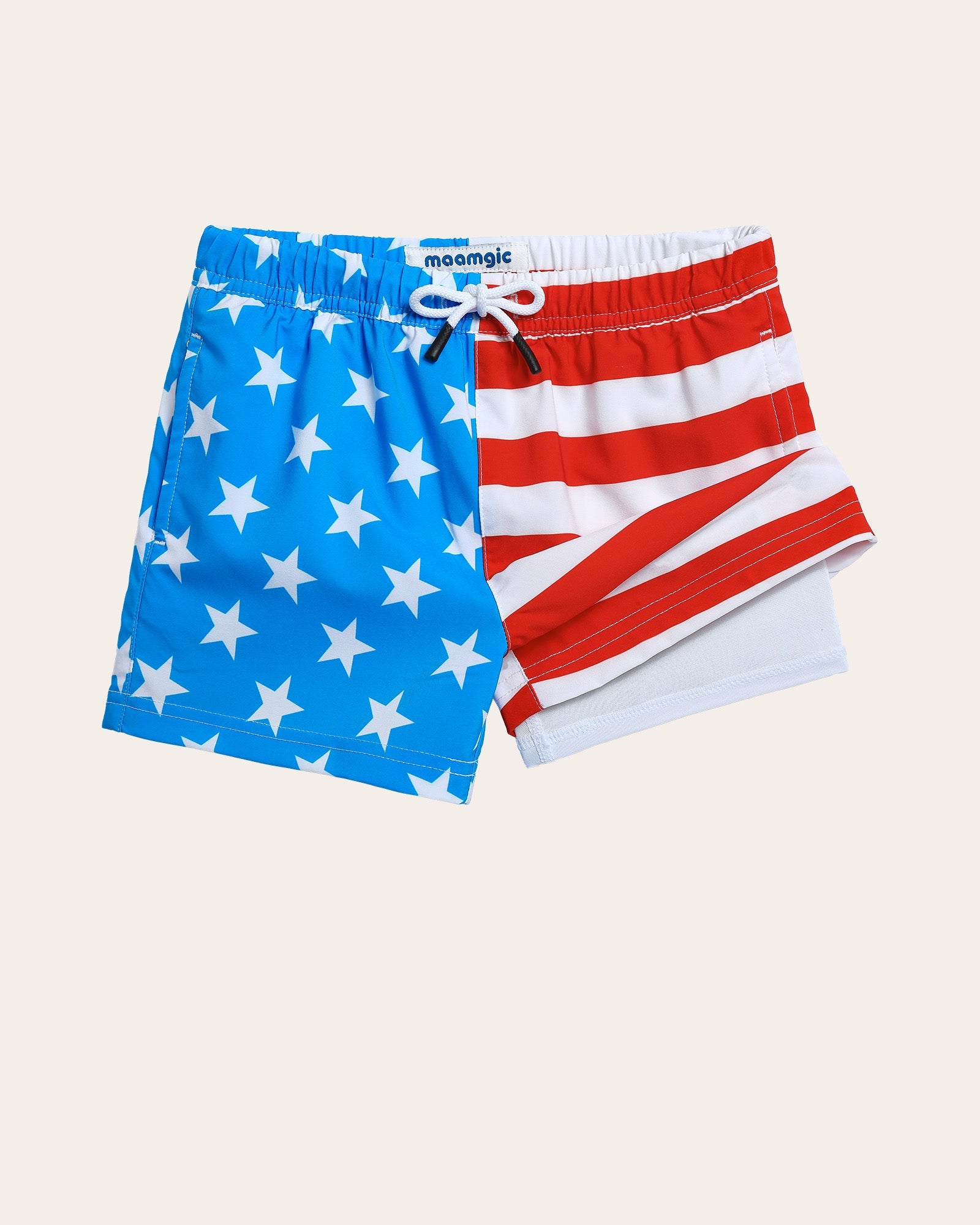 CoastSweet Kids Striped Swim Trunks