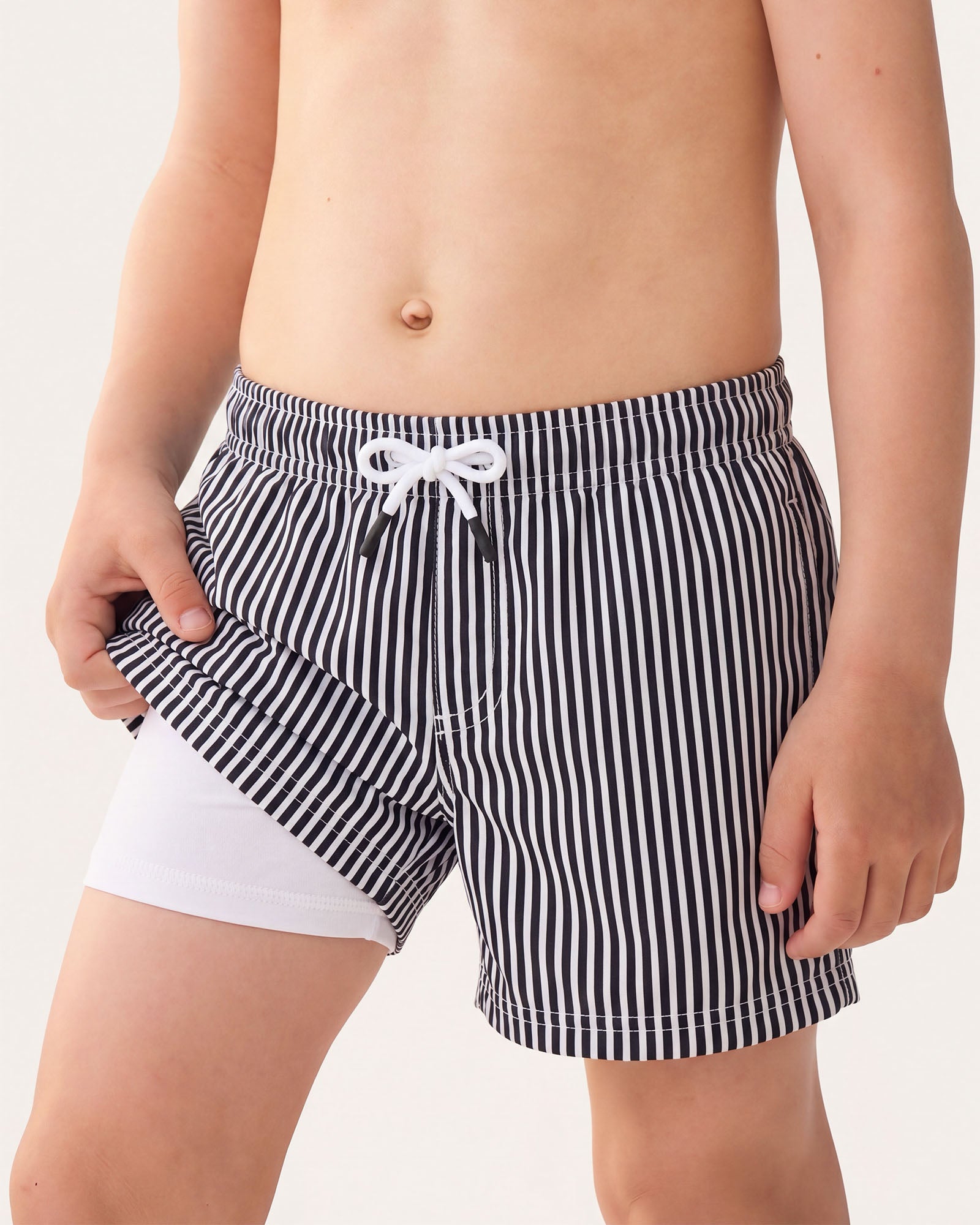 CoastSweet Kids Striped Swim Trunks
