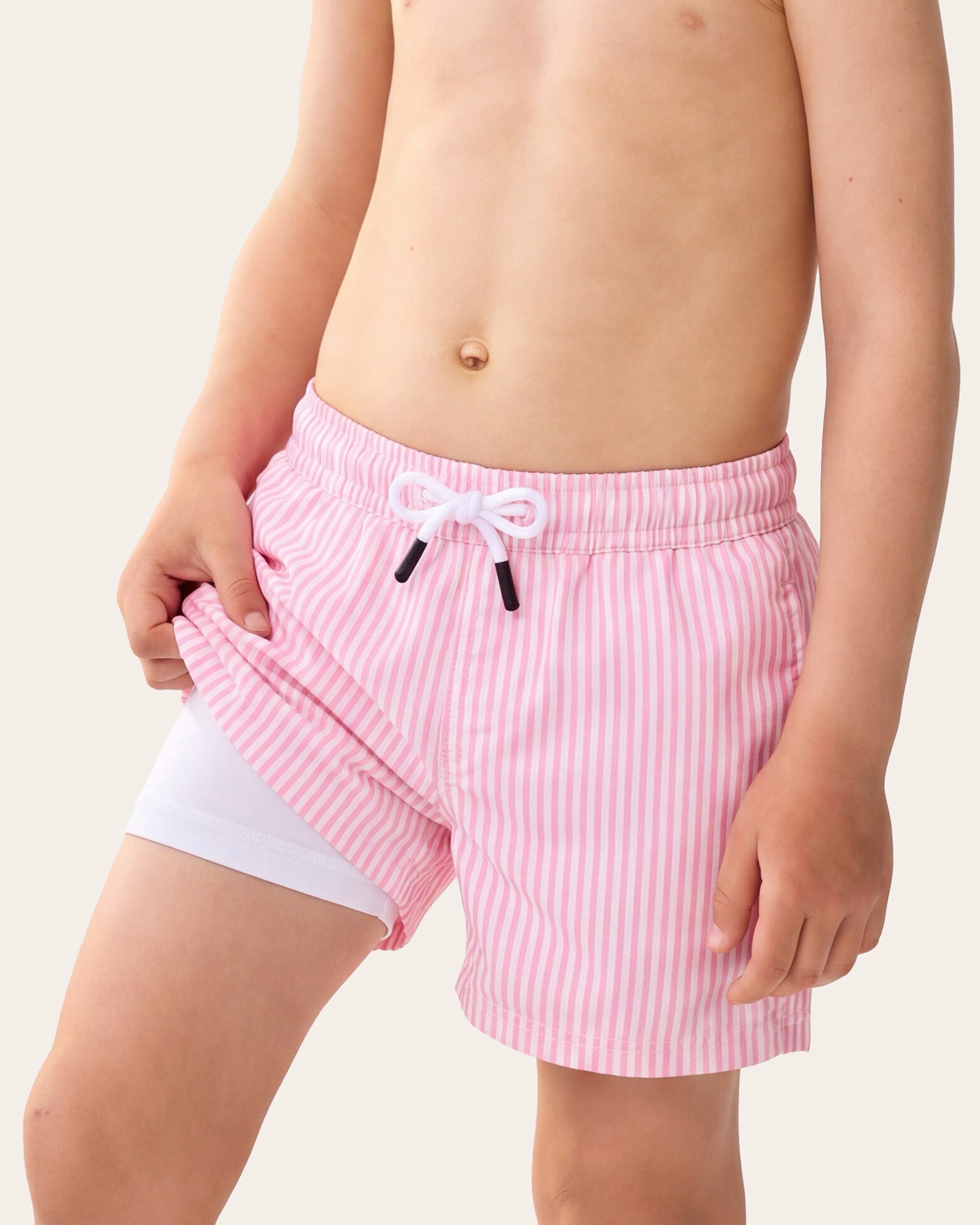 CoastSweet Kids Striped Swim Trunks