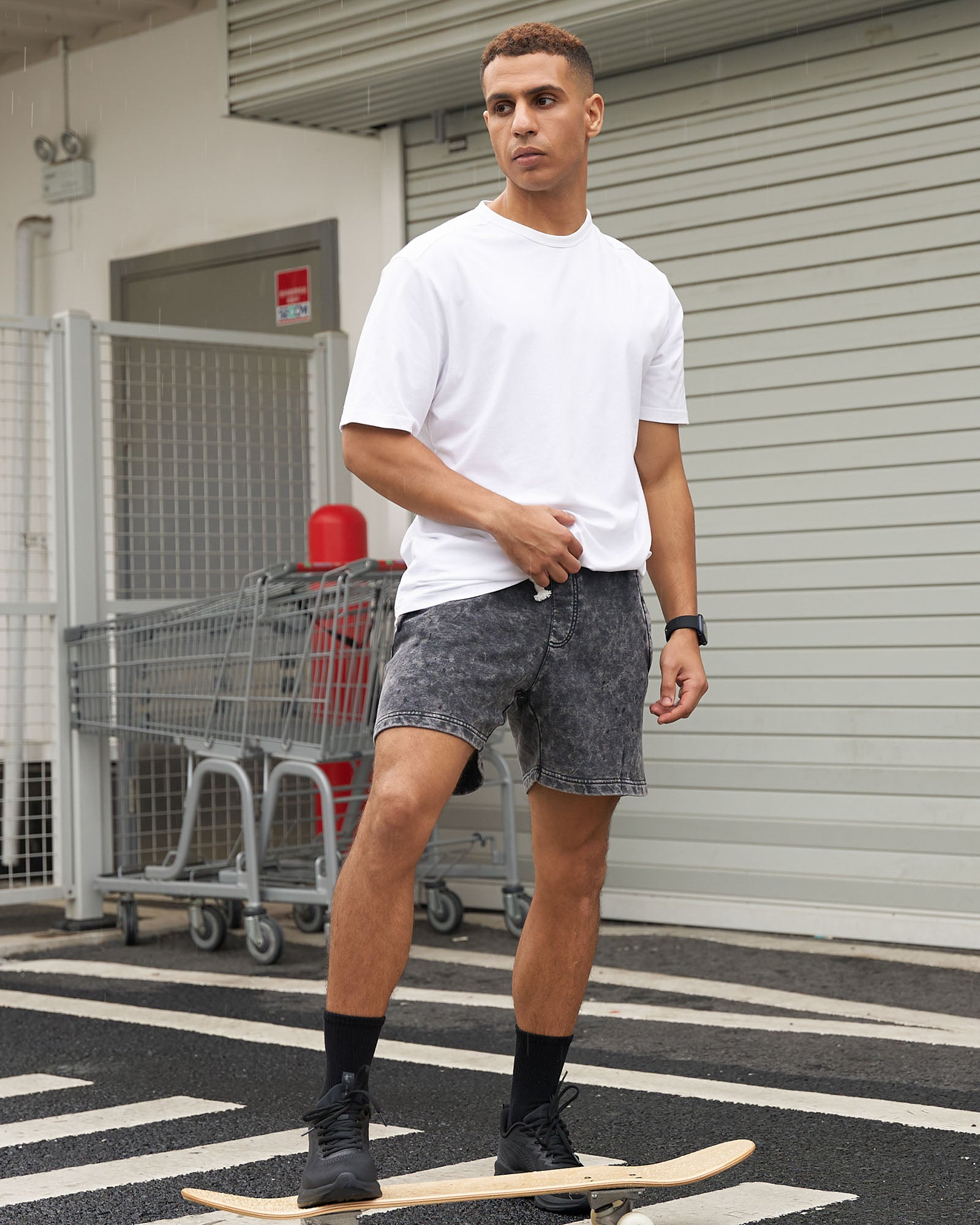 KnitCozy II Knitted Casual Shorts,Black | Maamgic