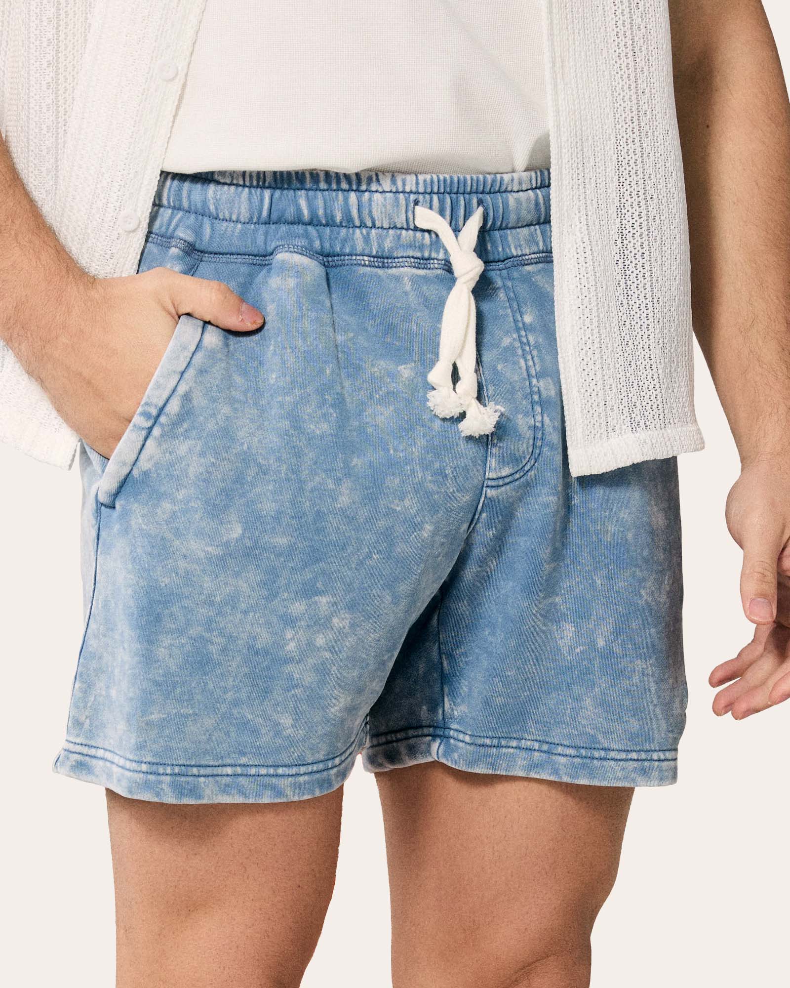 KnitCozy II Knitted Casual Shorts, Blue | Maamgic – maamgic