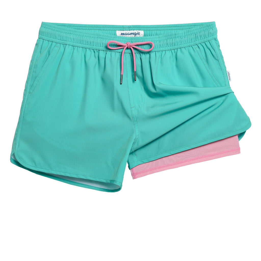 Maamgic-4.5Inseam2in1StretchShortLinerBichromeSwimShorts-green_2