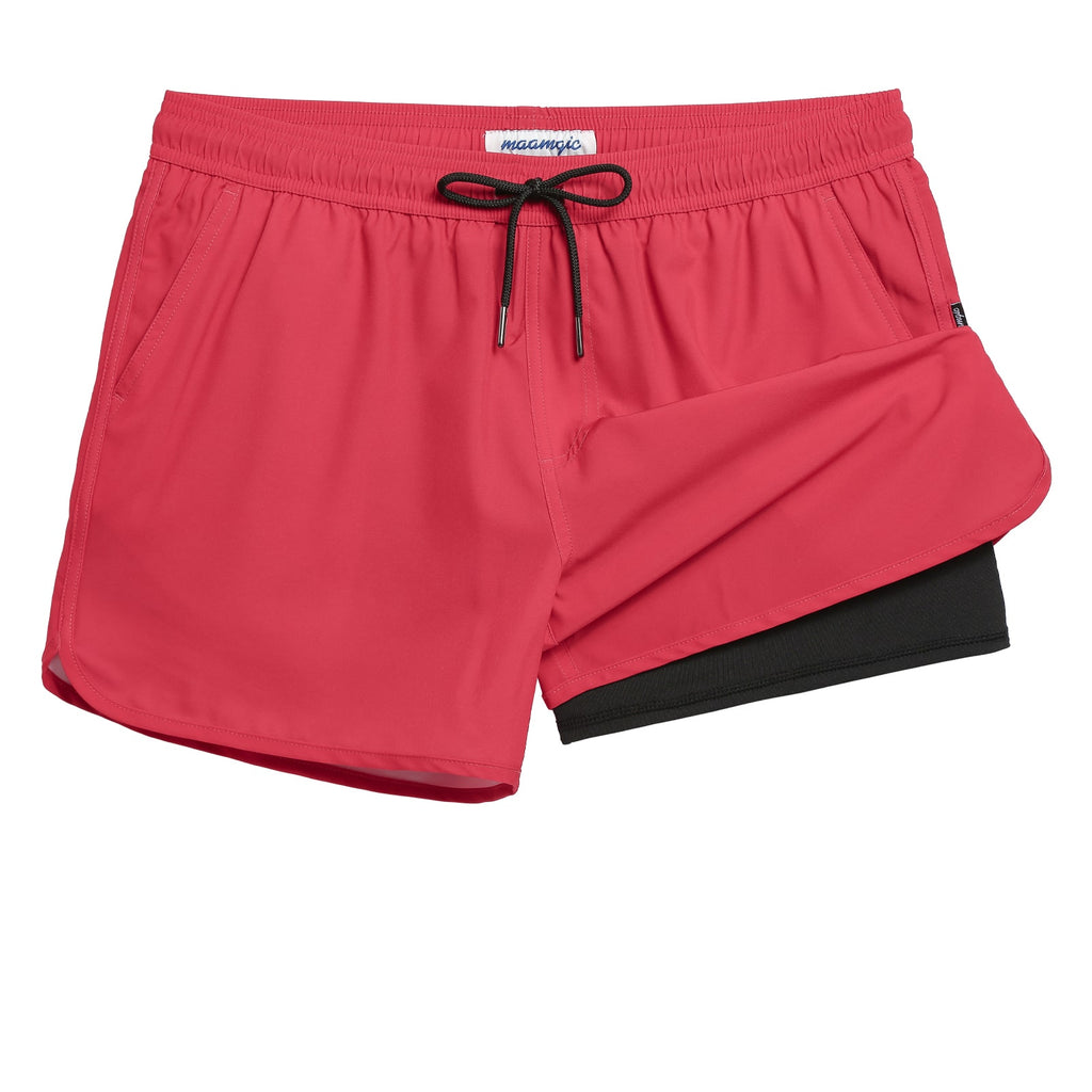 Maamgic-4.5Inseam2in1StretchShortLinerBichromeSwimShorts-red_2