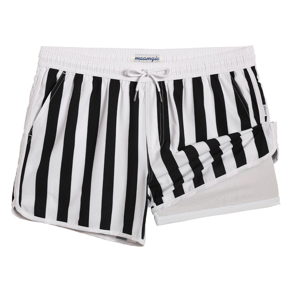 Maamgic-4.5Inseam2in1StretchShortLinerBlackWhiteSwimShorts_4