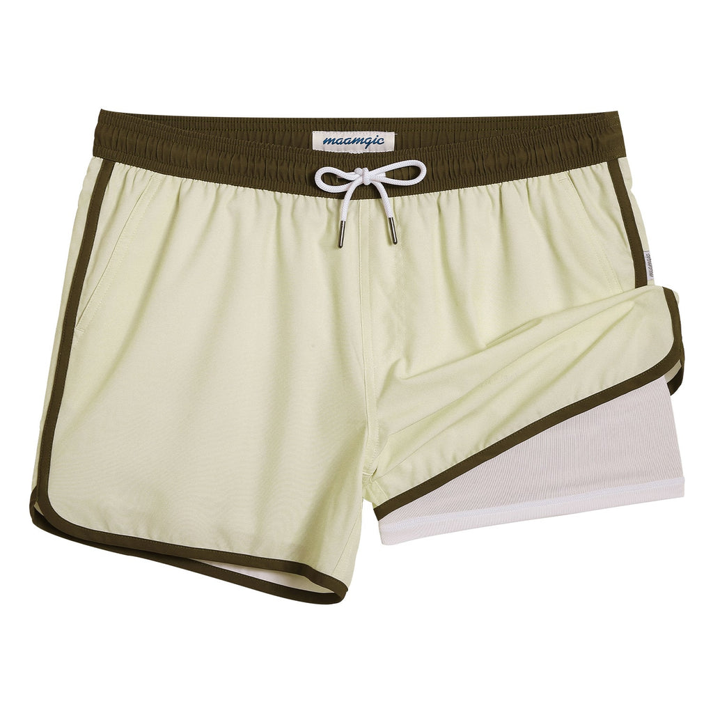 Maamgic-4.5Inseam2in1StretchShortLinerYellowWhiteSwimShorts_4