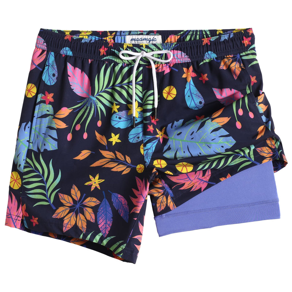 Maamgic2in1StretchShortLinerTropicalPrintedSwimShorts_2