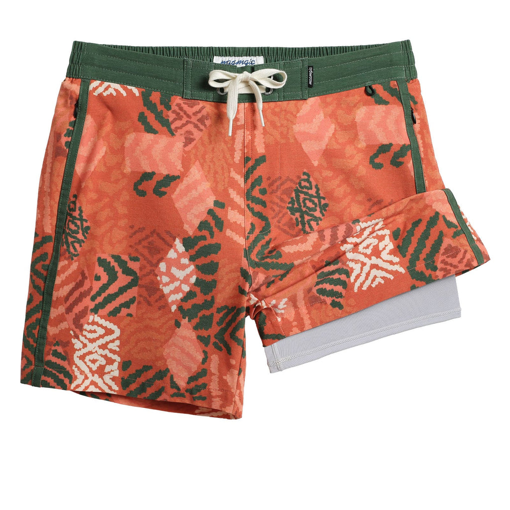 Maamgic_5.5Inseam2in1ShortLinerOrangePrintedBoardshorts_4