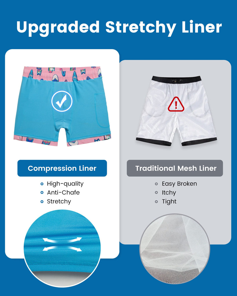 Maamgic_5.5Inseam2in1StretchShortLinerPinkPaddleBoardSwimShorts_1