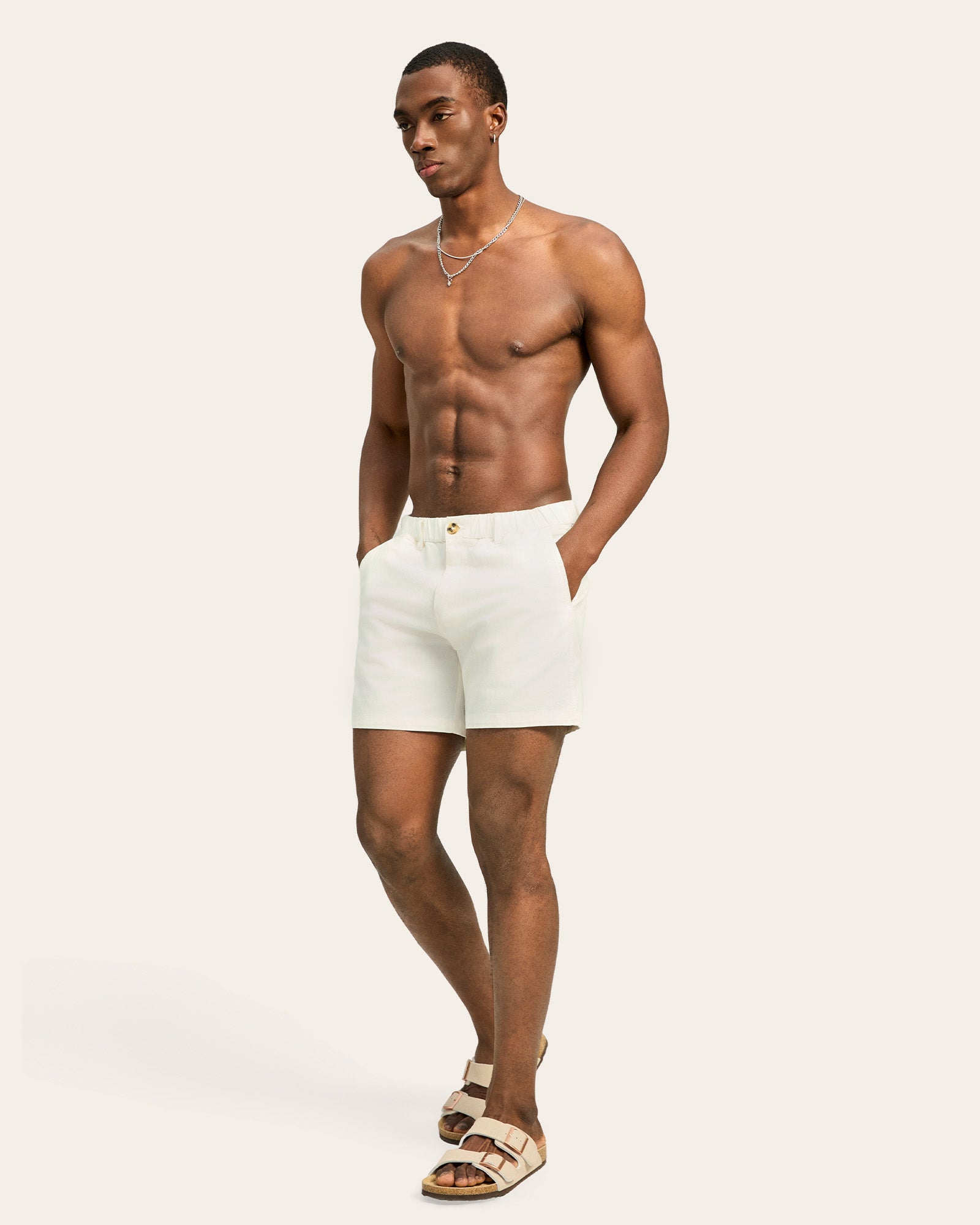 MultiMood Cotton Comfy Cotton Shorts, White | Maamgic