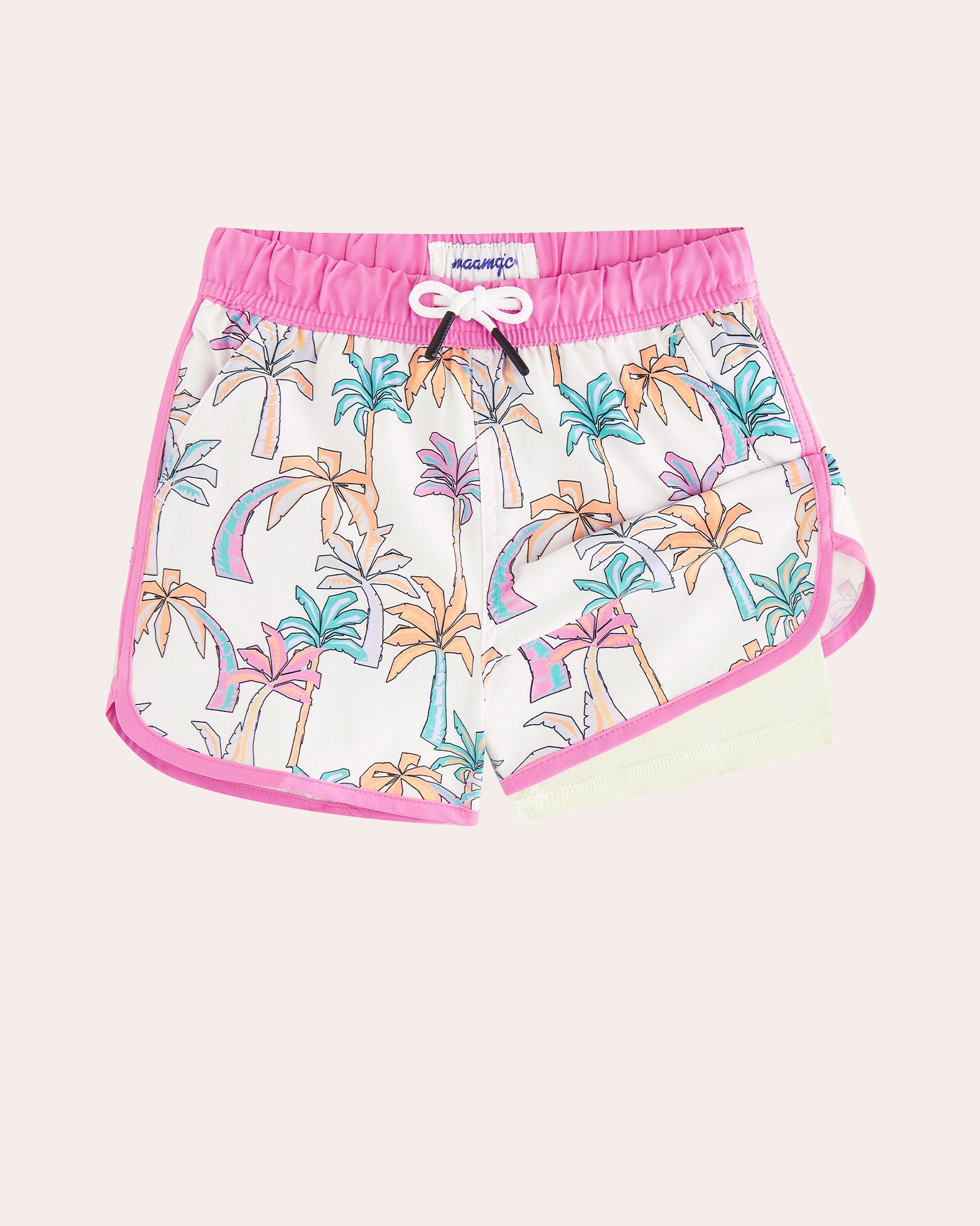 PlantPop Kids Palm Swim Trunks