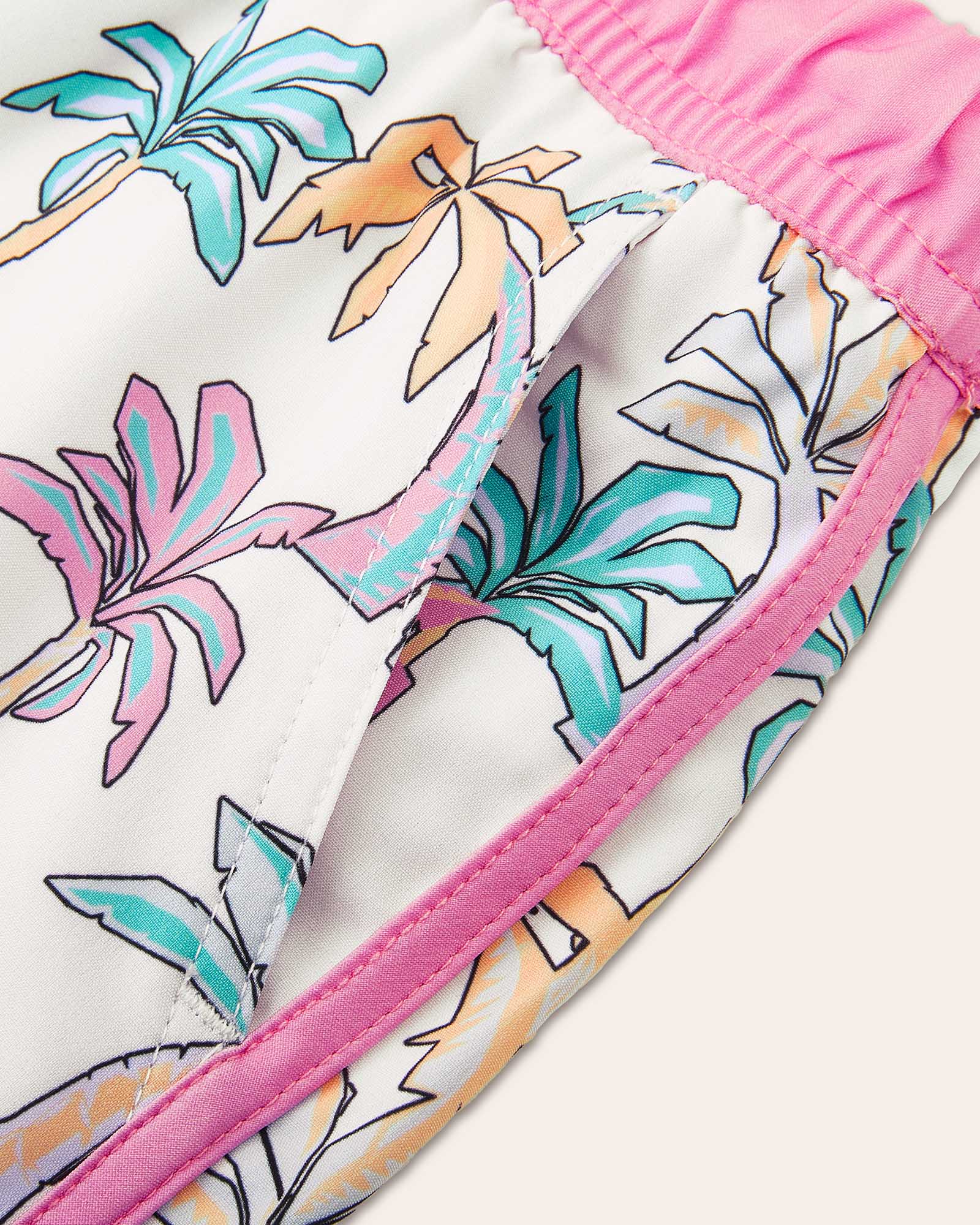PlantPop Kids Palm Swim Trunks