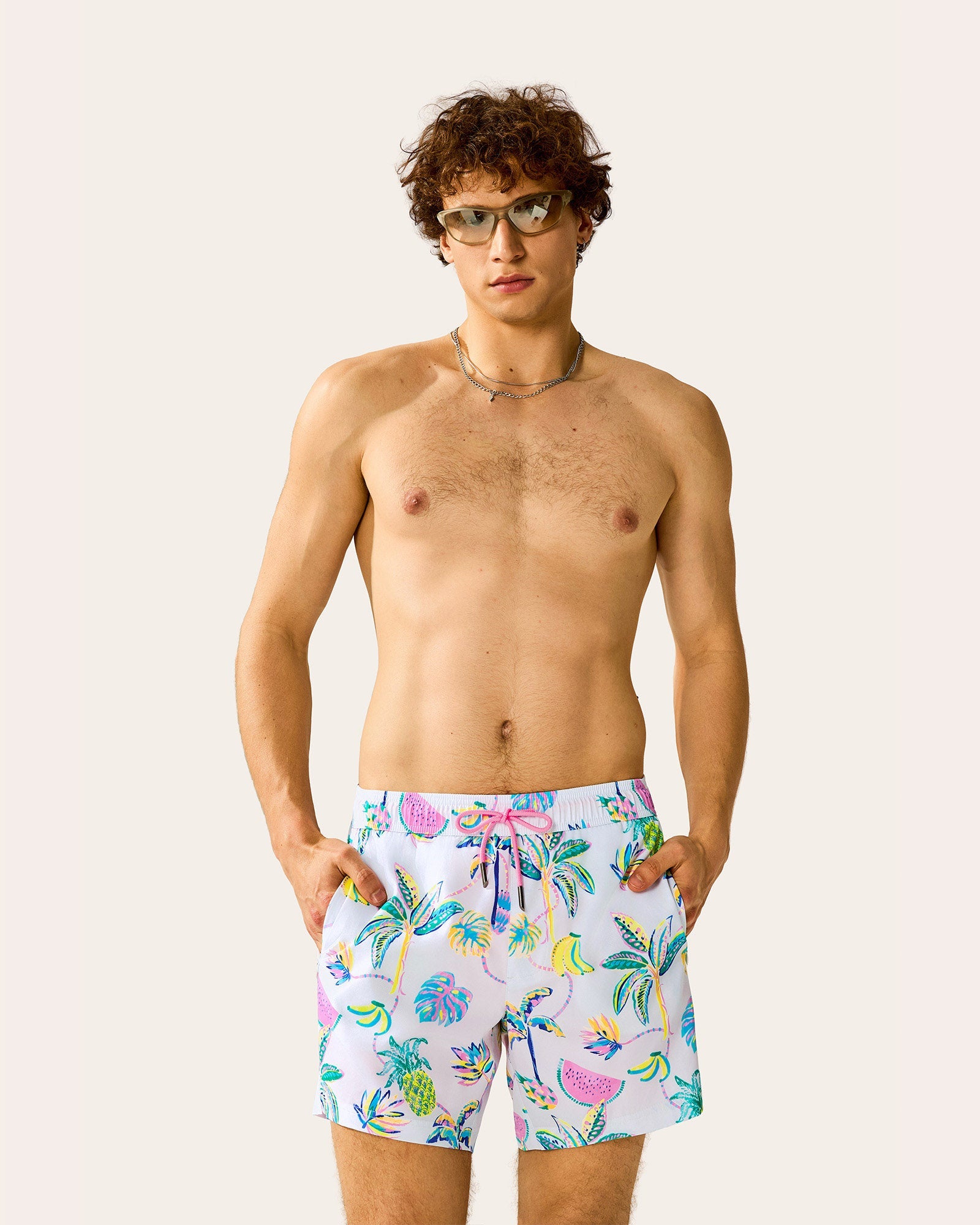 PlantPop Palm Swim Trunks