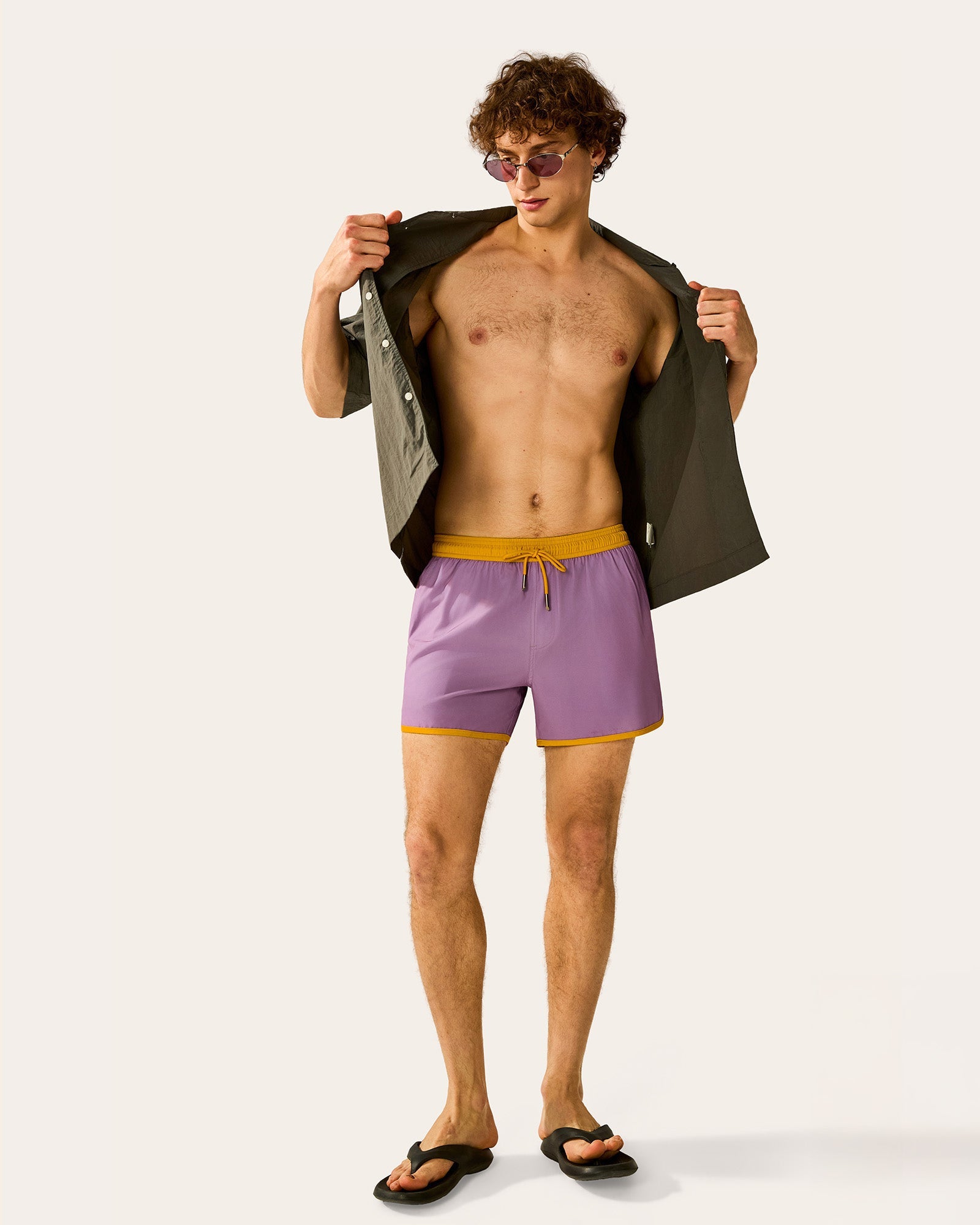 Retro 70s Comfy Swim Trunks