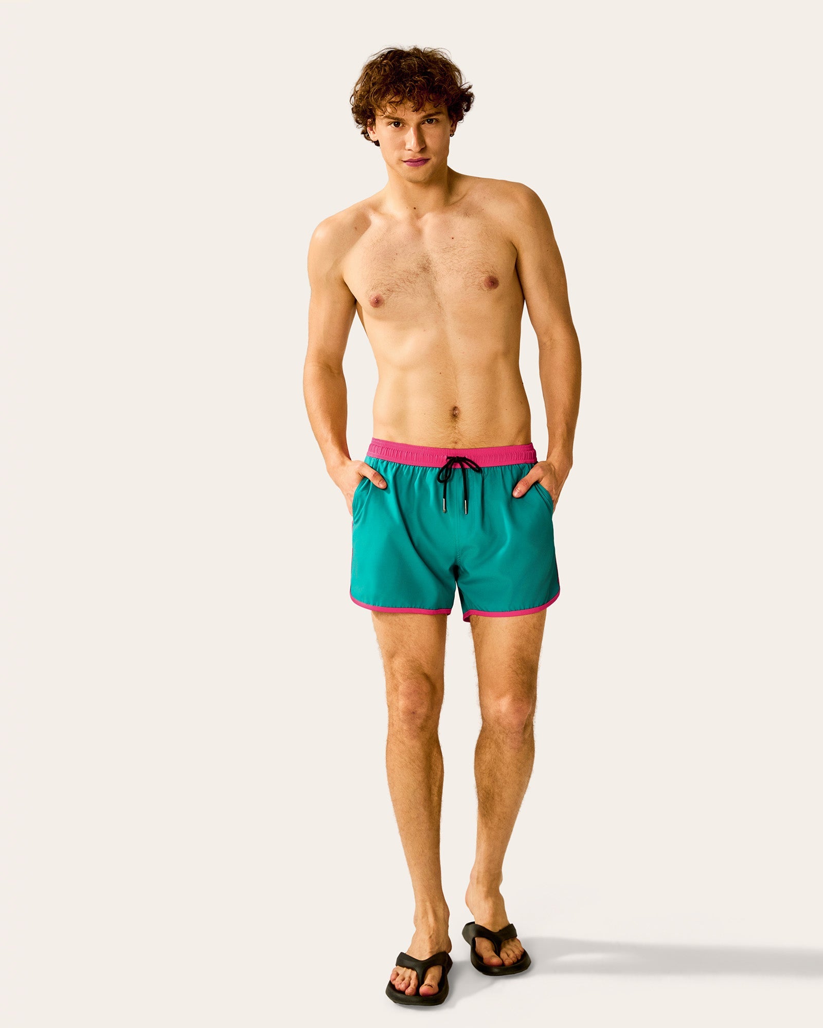 Retro 70s Comfy Swim Trunks