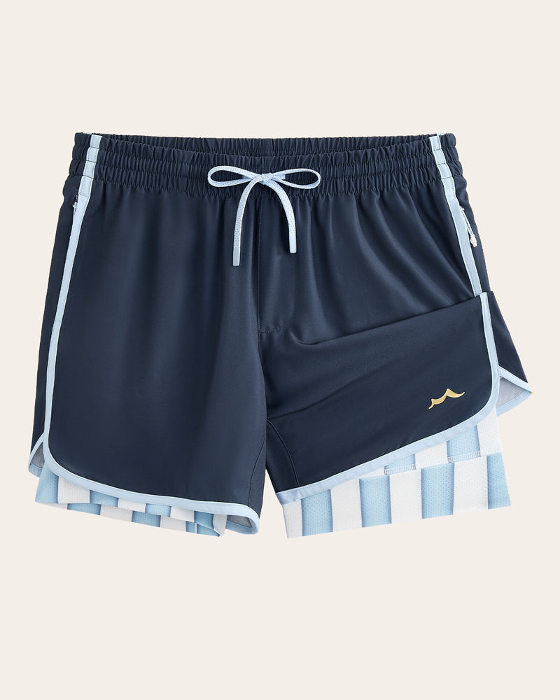 RetroFit Long Lined Gym Shorts
