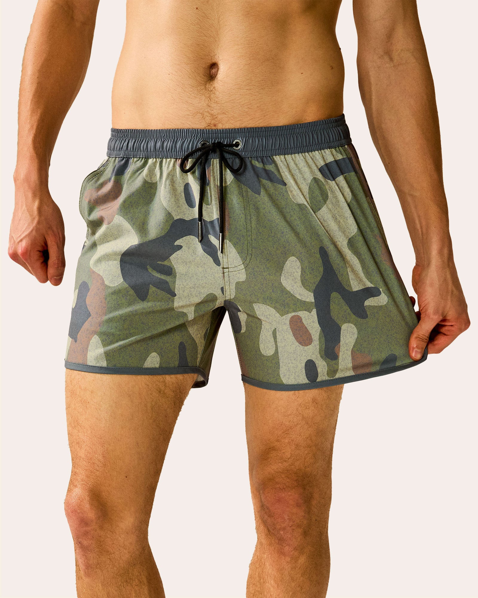 RetroRuseII Camo Swim Trunks
