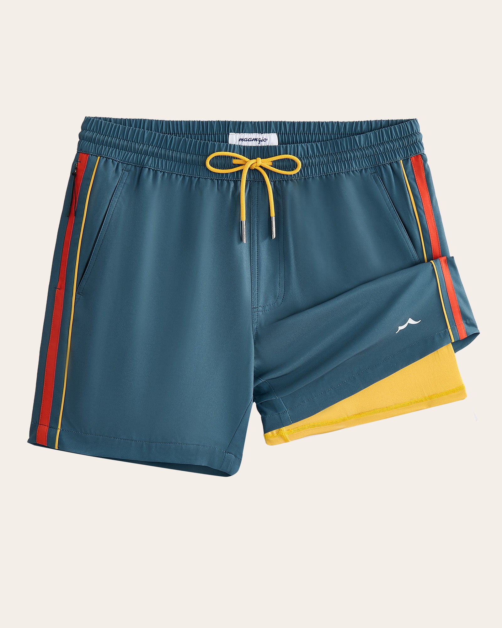 RetroWave Side Striped Swim Shorts