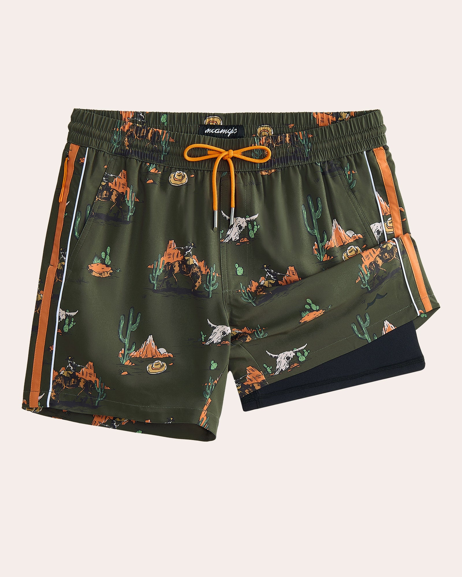 RetroWave Side Striped Swim Shorts