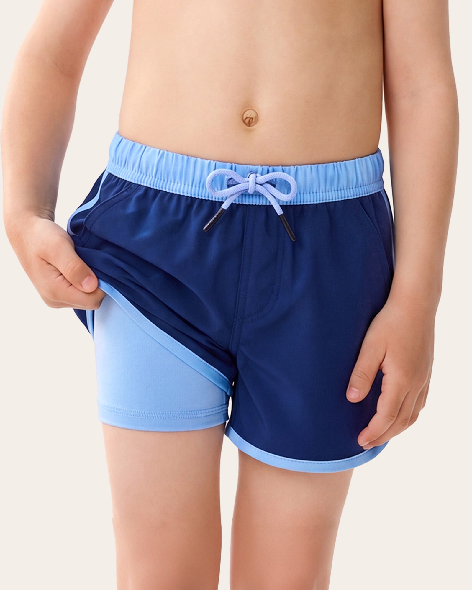 Retro 70s Kids Comfy Swim Trunks