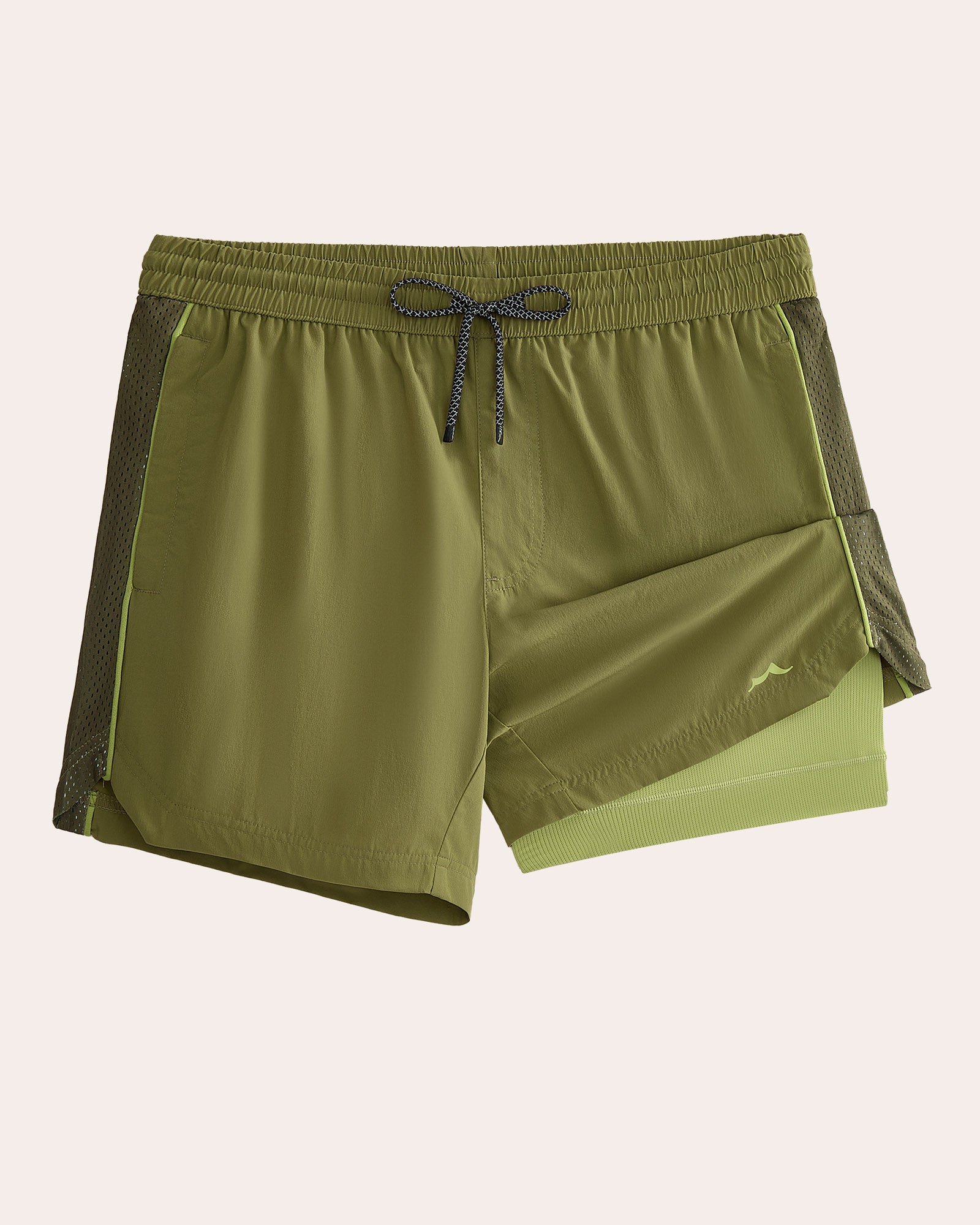 Retro 70s Striped Gym Shorts
