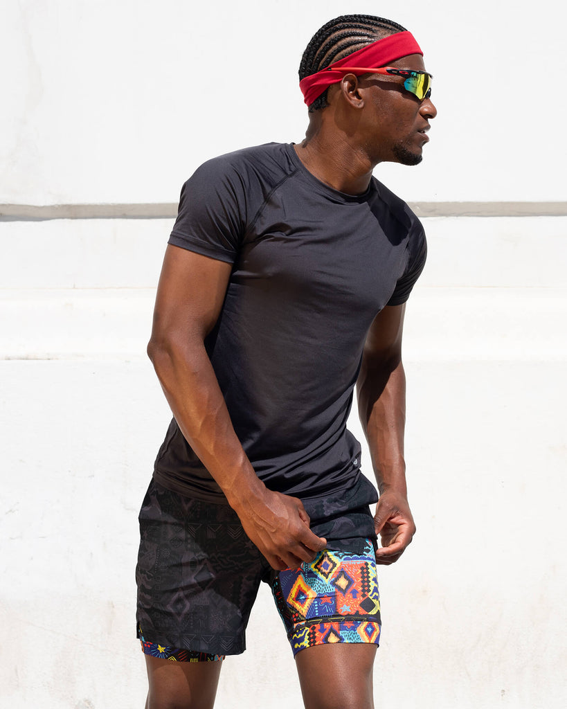 AfricanPulse Short Lined Gym Shorts