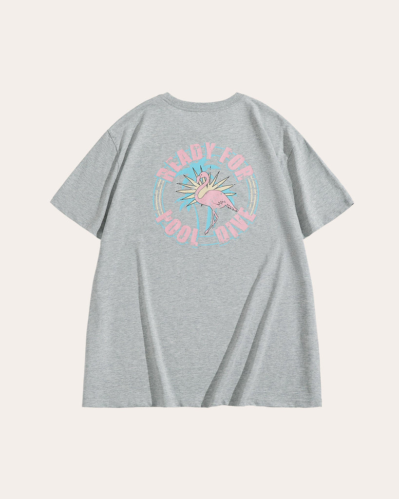 AlohaVibe Breathable Flamingo T-Shirt