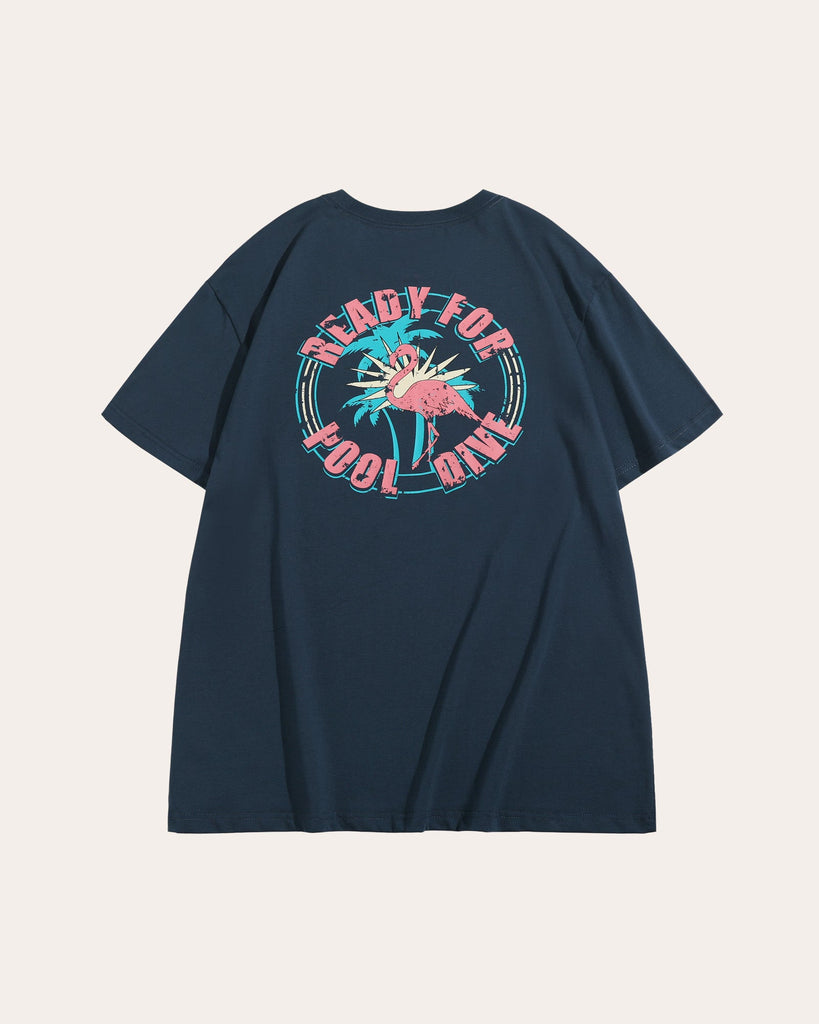 AlohaVibe Breathable Flamingo T-Shirt