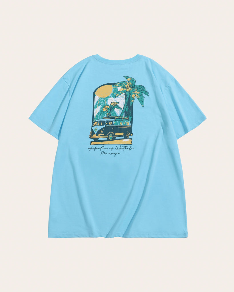 AlohaVibe Breathable Summer Travel T-Shirt