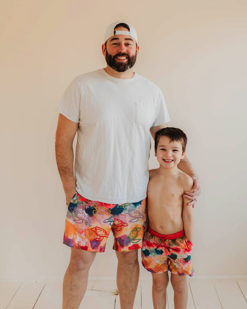 BioBloom Sea Turtle Swim Trunks