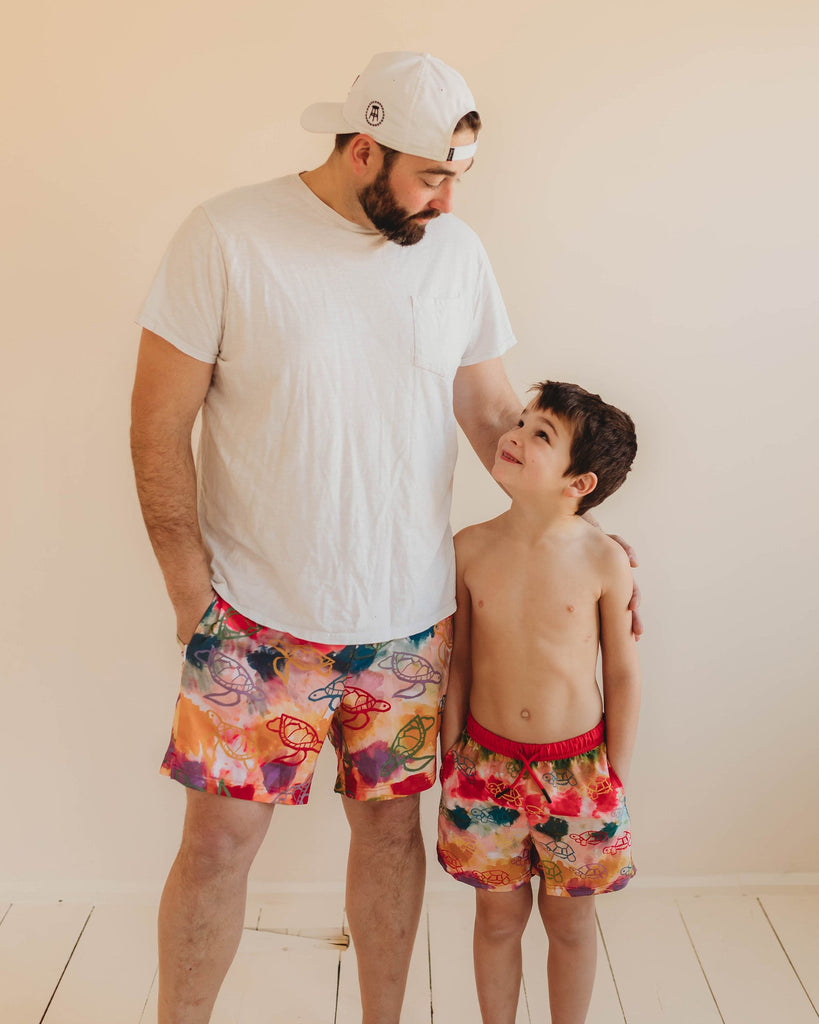 BioBloom Sea Turtle Swim Trunks