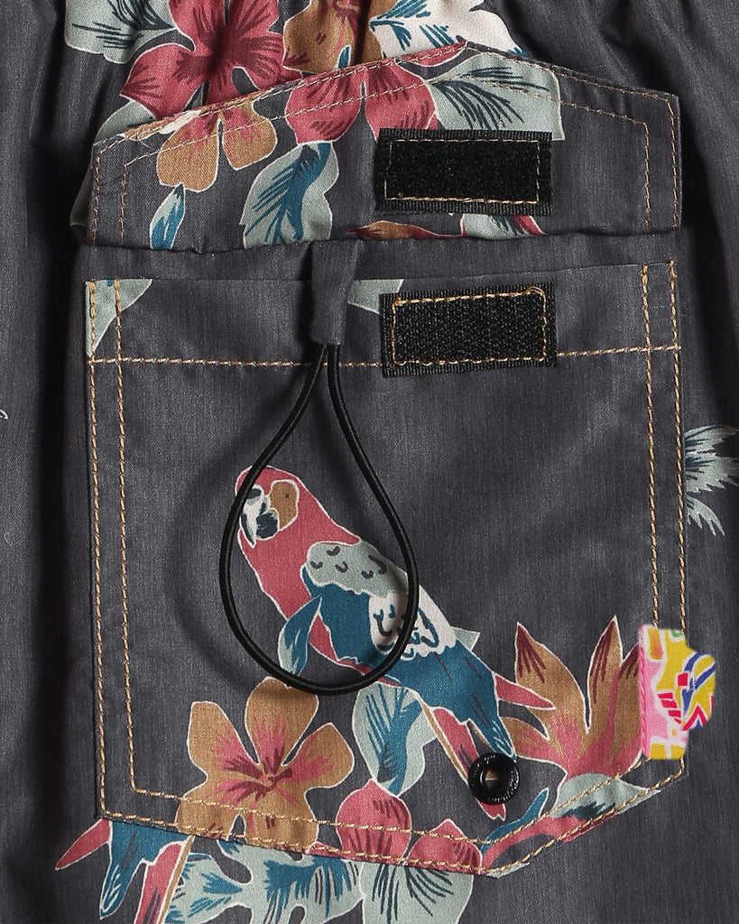 ChinoWave Parrot Print Swim Trunks