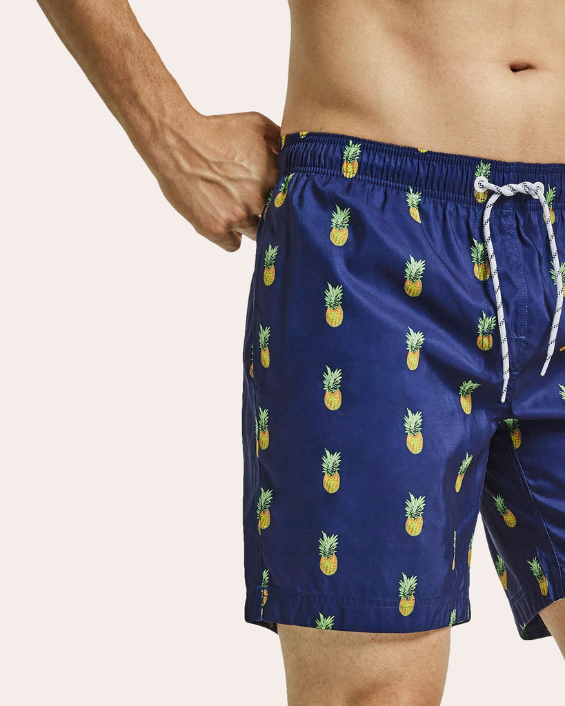 Chirpy Pineapple Swim Trunks