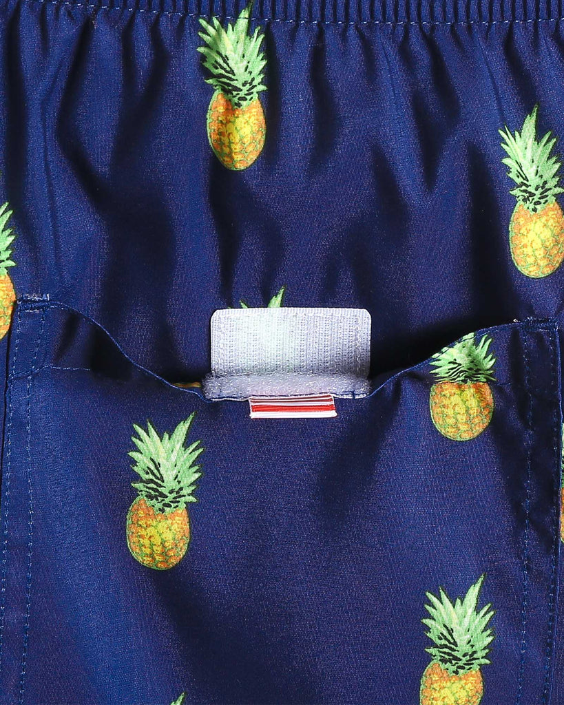 Chirpy Pineapple Swim Trunks