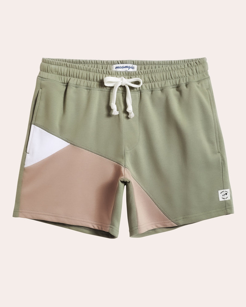 ClashKnit Color Blocks Casual Shorts