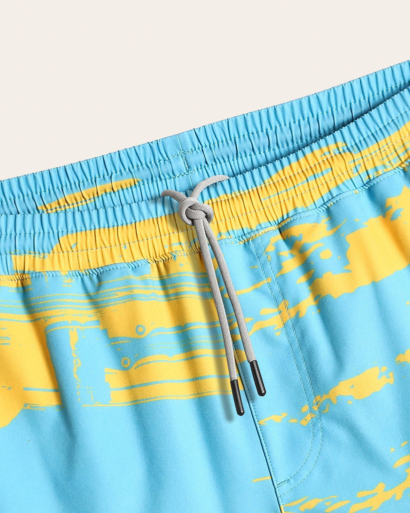 ColorSplash Long Lined Gym Shorts
