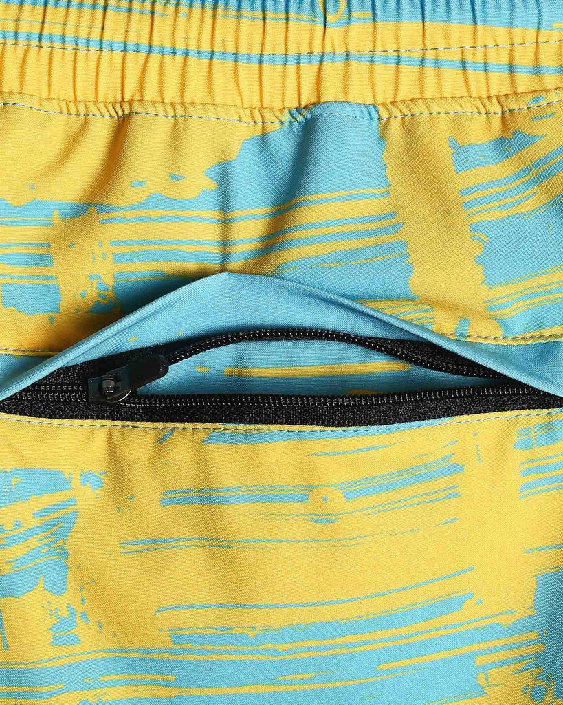 ColorSplash Long Lined Gym Shorts