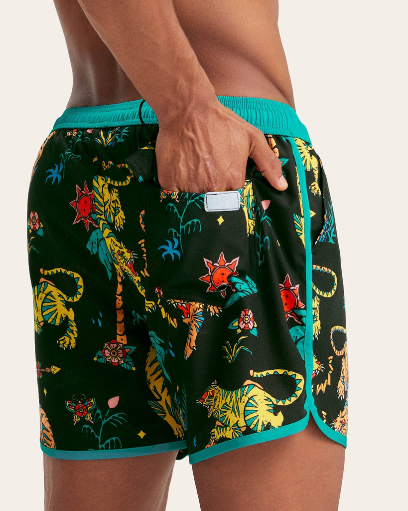 EastDream Arrow - Pointing Tiger Swim Trunks