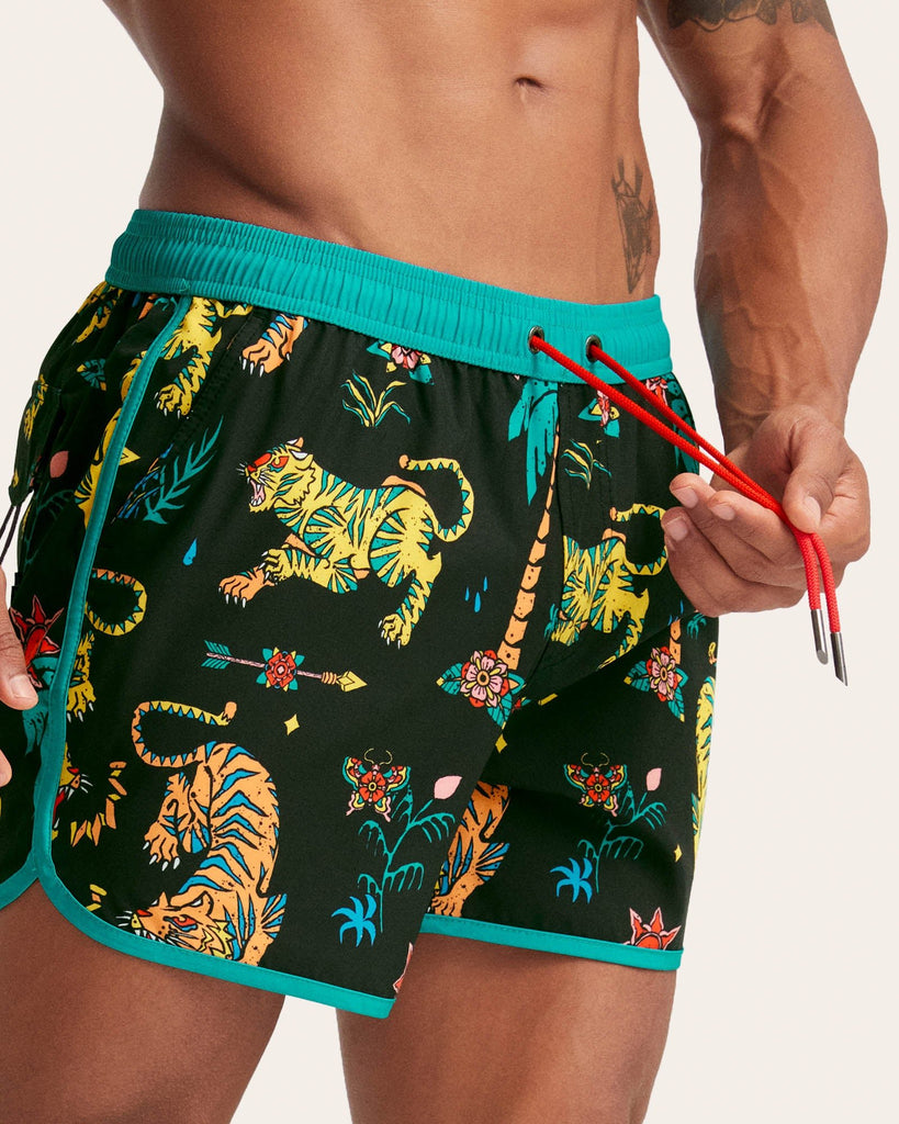 EastDream Arrow - Pointing Tiger Swim Trunks