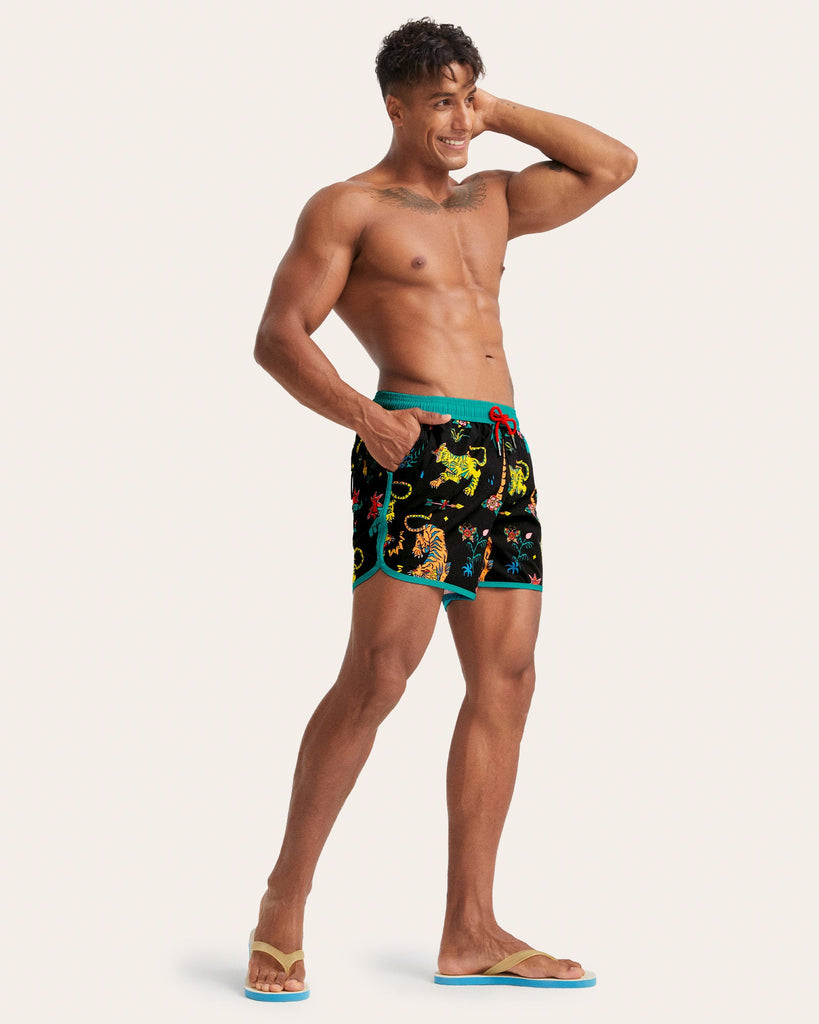 EastDream Arrow - Pointing Tiger Swim Trunks
