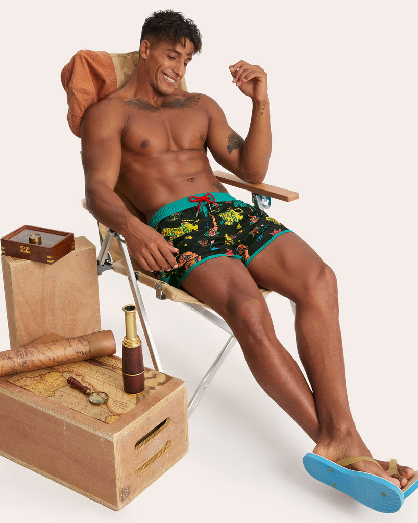 EastDream Arrow - Pointing Tiger Swim Trunks
