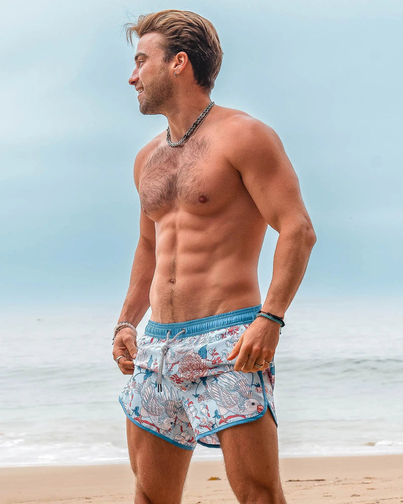 EastDream Birds Love Swim Trunks