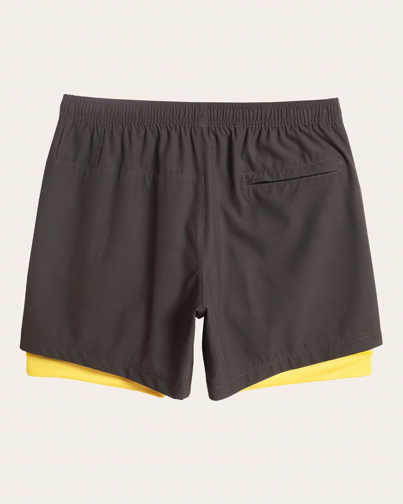 FlexFlow Stretch Long Lined Gym Shorts