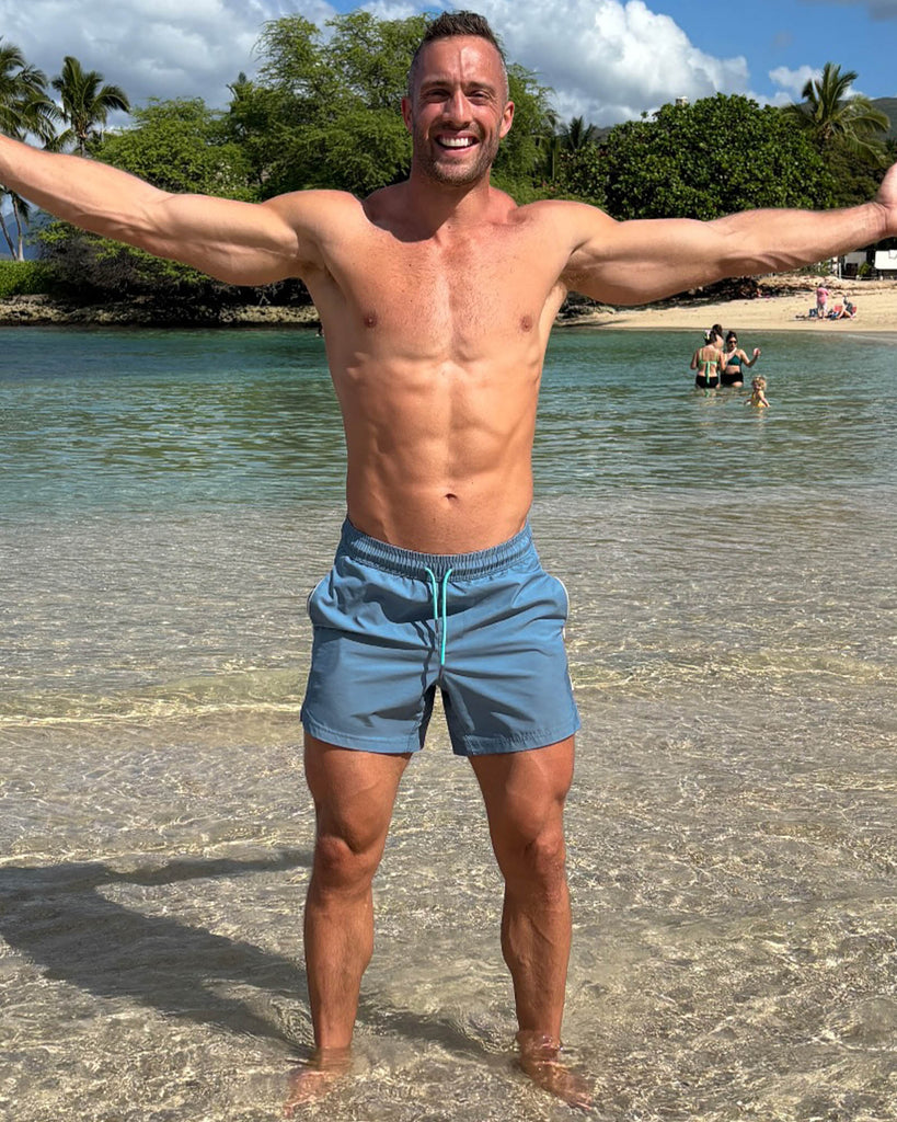 FloatOn Solid Color Swim Trunks