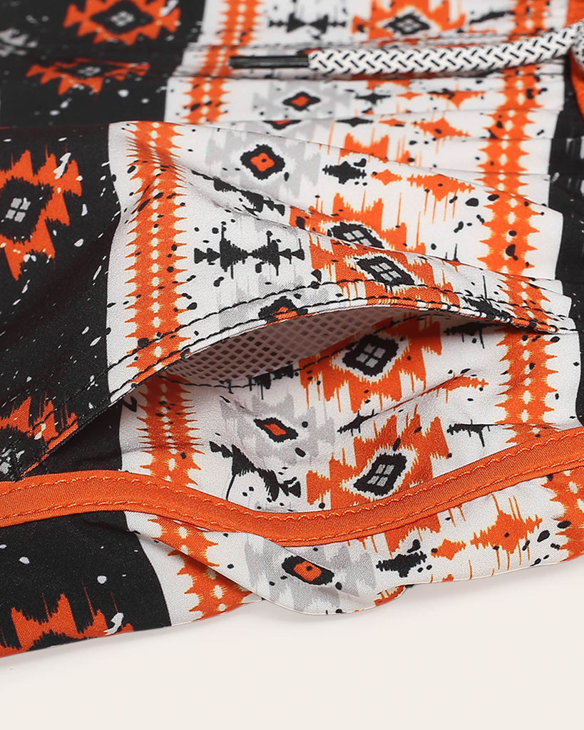 FolkPrint Bohemian Swim Trunks