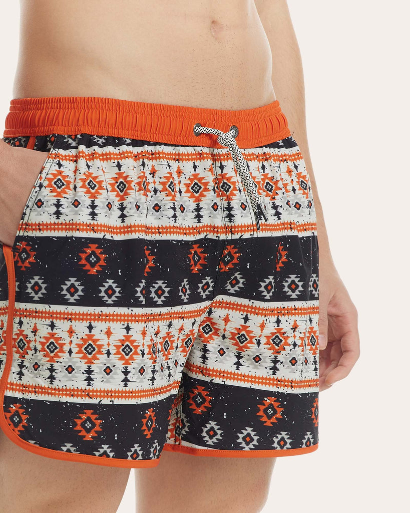 FolkPrint Bohemian Swim Trunks