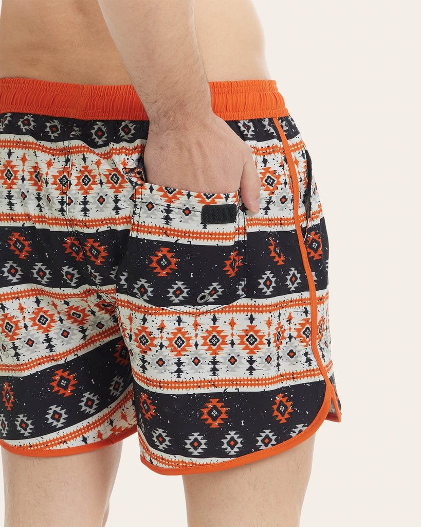 FolkPrint Bohemian Swim Trunks