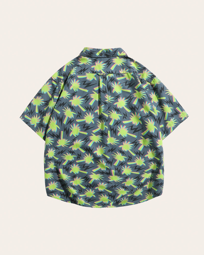 HawaiDay Coconut Tree Short Sleeve Shirts