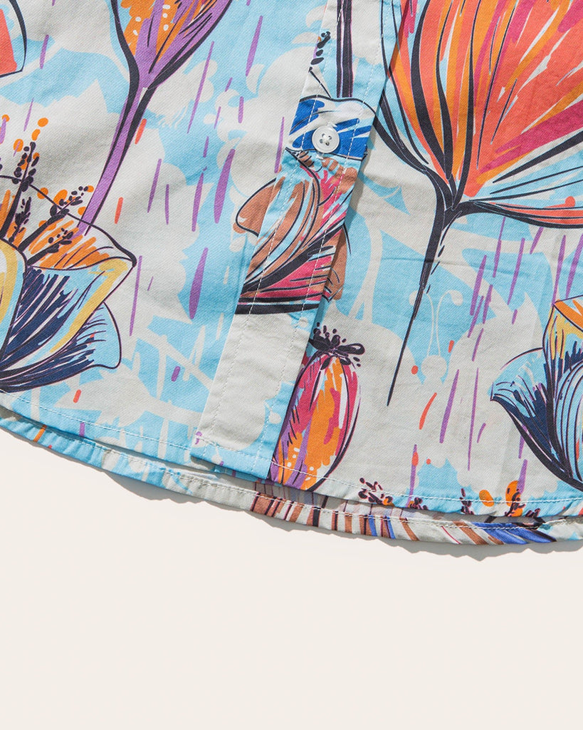 HawaiDay Floral Short Sleeve Shirts